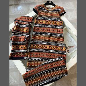 Chanel Cashmere Dress and Scarf